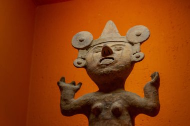 Oaxaca, Oaxaca / Meksika - 21/7/2018: (Prehispanic sanat Oaxaca Meksika Rufino Tamayo Müzesi'nde )