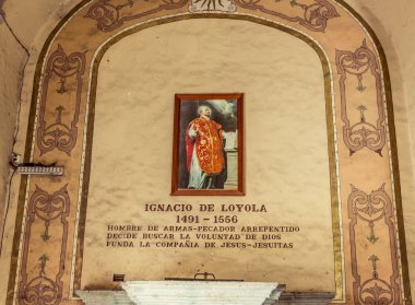 Oaxaca, Oaxaca / Meksika - 21/7/2018: (Oaxaca Meksika toplum of İsa tapınakta detayını)