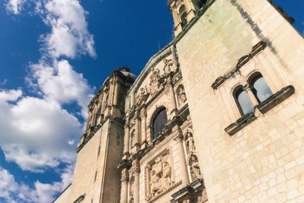 Oaxaca Oaxaca Messico 2018 Foto Del Dettaglio Architettonico Del Tempio — Foto Stock