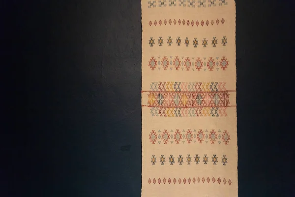 Oaxaca Oaxaca México 2018 Peças Têxteis Feitas Mão Museu Têxtil — Fotografia de Stock