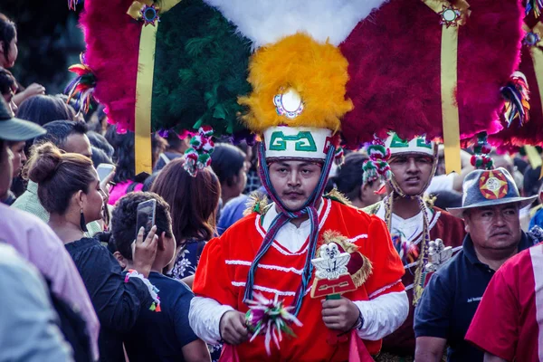 Oaxaca Oaxaca Mexico 2018 Detalj Firandet Traditionella Guelaguetza Centrala Oaxaca — Stockfoto