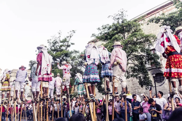 Oaxaca Oaxaca México 2018 Detalle Celebración Tradicional Guelaguetza Centro Oaxaca — Foto de Stock