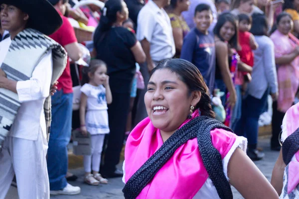 Oaxaca Oaxaca Mexico 2018 Detail Van Viering Van Traditionele Guelaguetza — Stockfoto