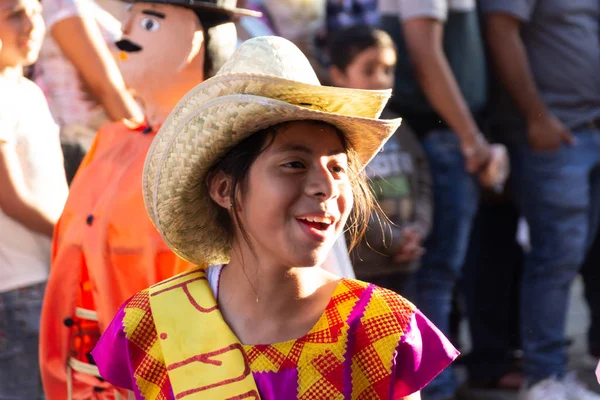 Oaxaca Oaxaca Mexico 2018 Detail Celebration Traditional Guelaguetza Downtown Oaxaca — Stock Photo, Image