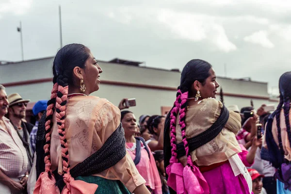 Oaxaca Oaxaca Mexico 2018 Indigenous People Celebrating Traditional Guelaguetza Oaxaca — Stock Photo, Image