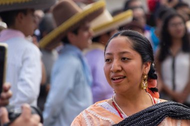 Oaxaca, Oaxaca / Meksika - 21/7/2018: (Oaxaca Meksika geleneksel Guelaguetza kutluyor yerli halkın)