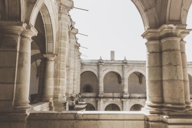 Oaxaca, Oaxaca / Meksika - 21/7/2018: dış detay Oaxaca Meksika Kültür Müzesi