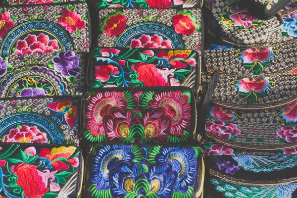 Oaxaca Oaxaca Μεξικό 2018 Λεπτομέρεια Από Ορισμένα Κλωστοϋφαντουργικά Προϊόντα Αυτόχθονες — Φωτογραφία Αρχείου