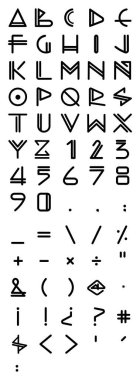 Vektör illüstrasyon veya kentsel çağdaş stil yazı tipi çizim