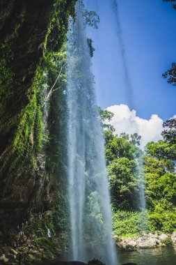 Chiaapas Meksika Chifon şelale detay