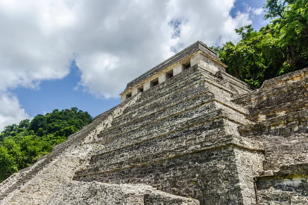 Szczegóły archeologiczne w Palenque Chiapas Mexico — Zdjęcie stockowe