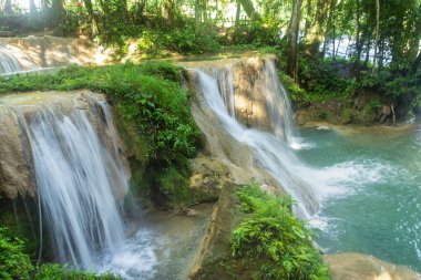 Cascadas de Agua Azul Chiapas Meksika Şelaleler