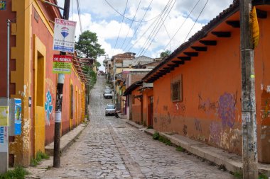 San Cristobal de las Casas Chiapas Meksika Sokakları