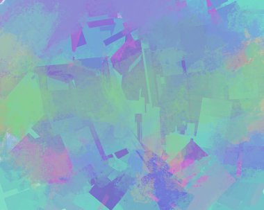 Soyut renkli bir arkaplan veya dokunun dijital illüstrasyonu veya çizimi