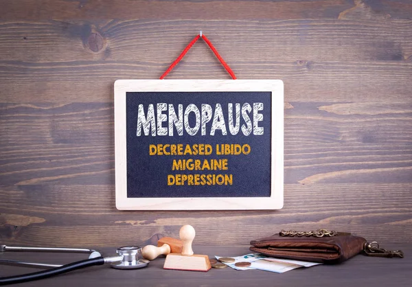 La menopausia, concepto de salud de las mujeres — Foto de Stock