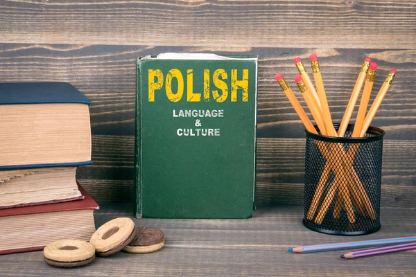 Польська мова і культура концепція — стокове фото