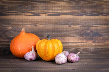 Cadılar Bayramı Balkabağı ve sarımsak ile boşaltmak