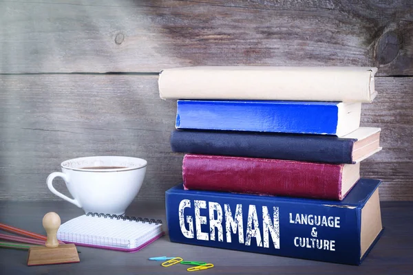 Німецька мова і культура концепція — стокове фото