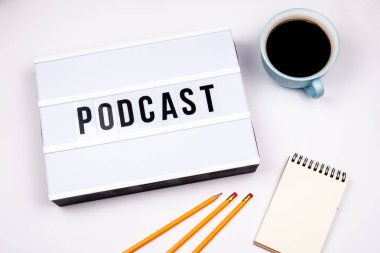 Podcast, lightbox metinde