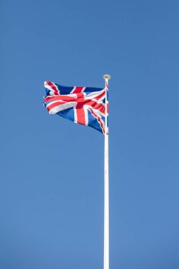 Direğin üzerinde İngiliz bayrağı