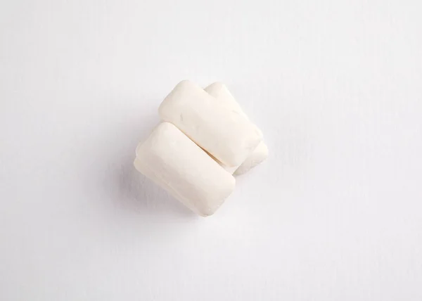 Chewing gum on white background — Stock Photo, Image