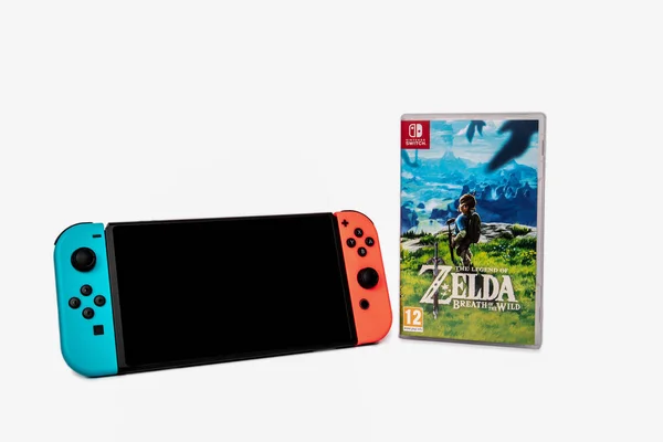 Nintendo Switch, die Videospielkonsole — Stockfoto