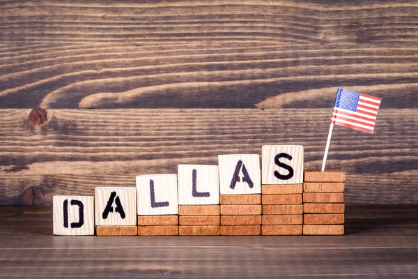 Dallas vereinigte staaten. Politik, Wirtschaft und Einwanderungskonzept — Stockfoto