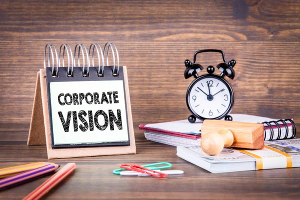 Koncepce korporativní vize. Obchod a úspěch — Stock fotografie