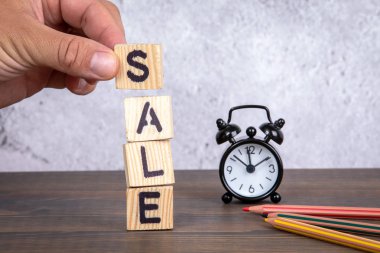 Satış. Pazarlama, sezonluk satış ve promosyon konsepti