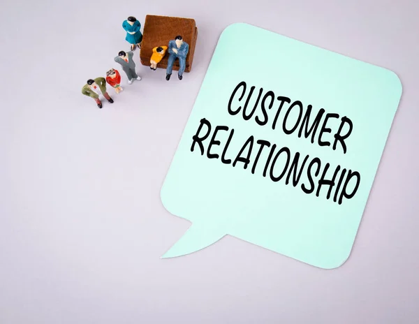 Müşteri İlişkileri. İş ve iletişim kavramı — Stok fotoğraf