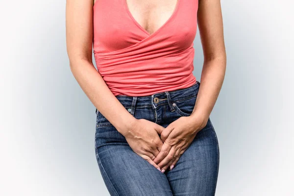 Gynäkologische Probleme, Harninkontinenz, weibliche Gesundheit — Stockfoto