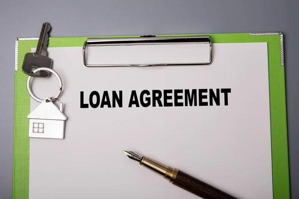 Acuerdo de préstamo. Negocio, documento legal — Foto de Stock