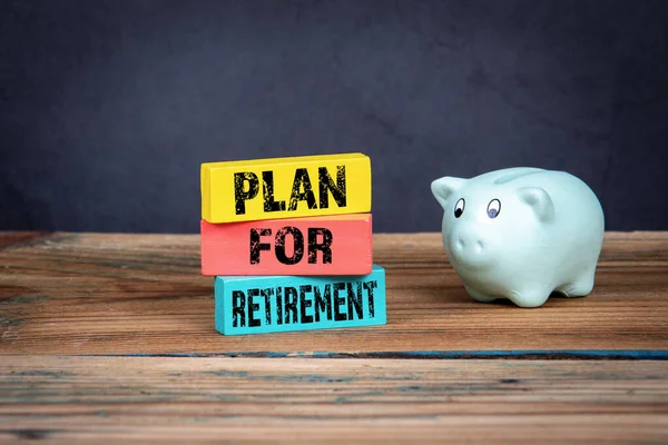 Plan for retirement. Insurance, benefits at work, health and business concept