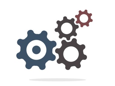 Vitesler devrede. Gear Ayarları sembol vektörü