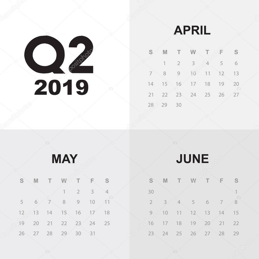 Second quarter of calendar 2019