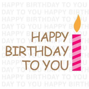 Yaratıcı Doğum günü pastası için tebrik kartı