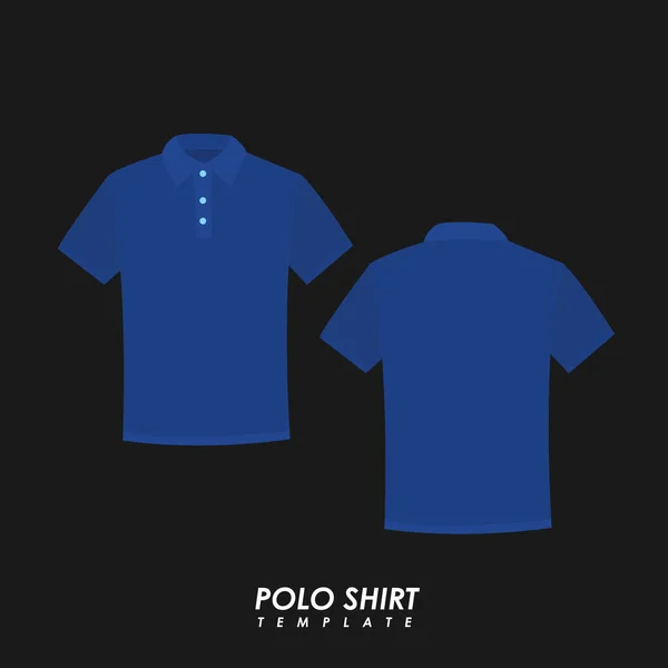 Boş polo gömlek şablonu