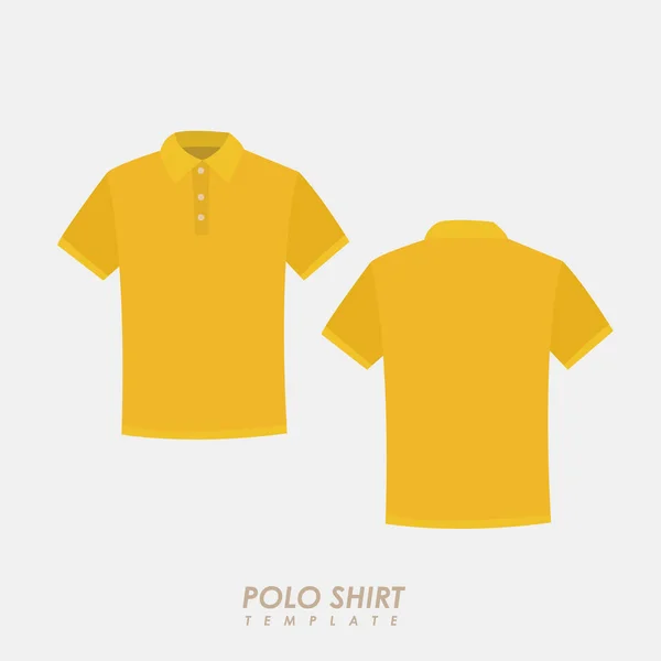 Boş polo gömlek şablonu