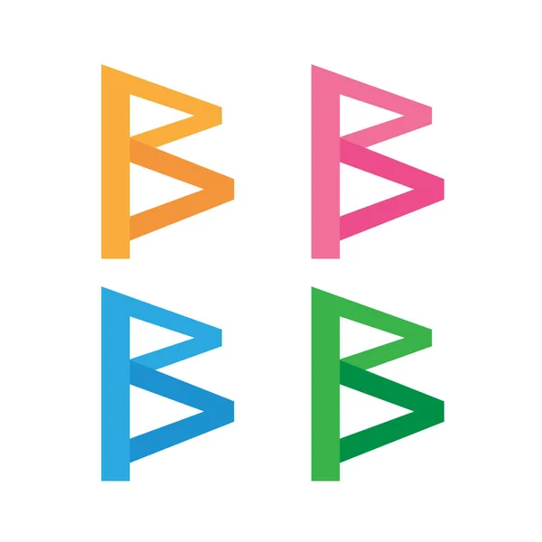 Літера b логотип іконка дизайну — стоковий вектор