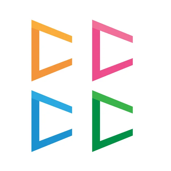 Letra C Logo Diseño de iconos — Archivo Imágenes Vectoriales