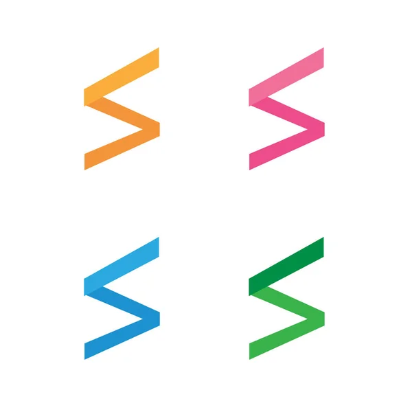 Lettera S logo icona design — Vettoriale Stock
