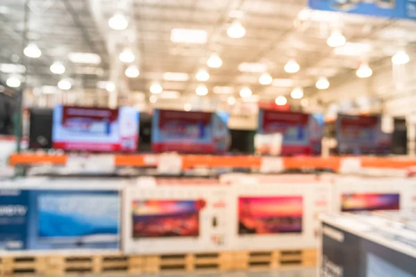 Tvs Grandes Borradas Gordura Tela Exposição Loja Por Atacado Eua — Fotografia de Stock