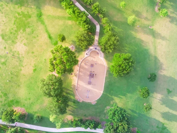 Luftaufnahme Eines Großen Kinderspielplatzes Harwin Park Houston Texas Ein Erhöhter — Stockfoto