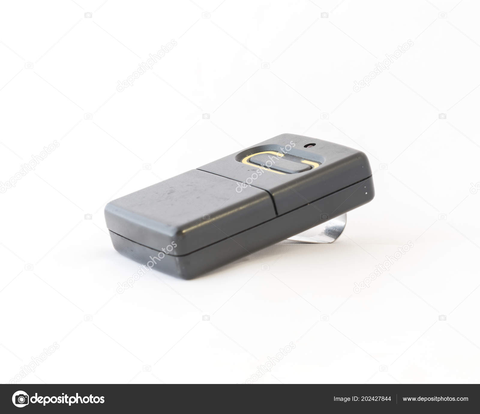 Close Studio Shot Garage Remote Controller Visor Clip