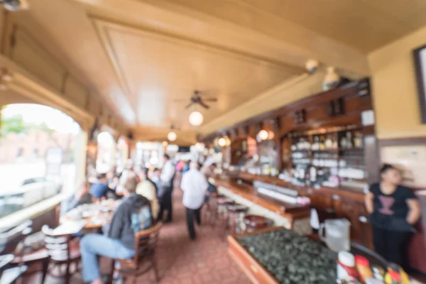 Motion Desdibujó Una Ocupada Cafetería Irlandesa Original San Francisco California — Foto de Stock
