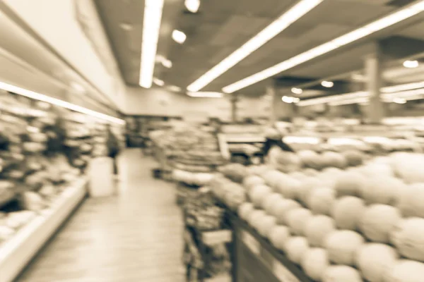 Vintage Ton Verschwimmt Hintergrundbild Kunden Beim Einkaufen Lokalen Lebensmittelgeschäft San — Stockfoto