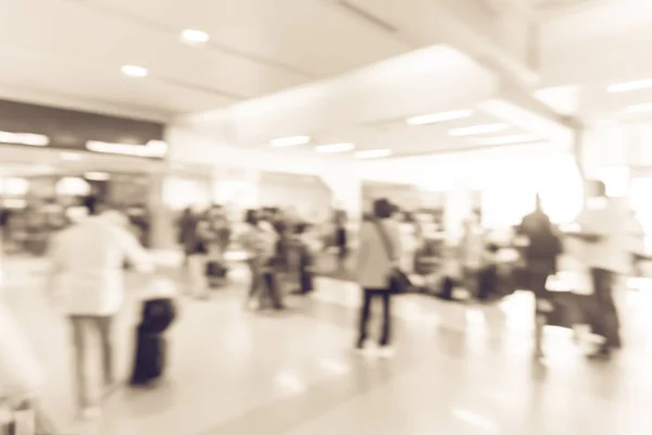 Passageiros Vintage Com Bagagem Sentados Área Espera Aeroporto Dallas Fort — Fotografia de Stock