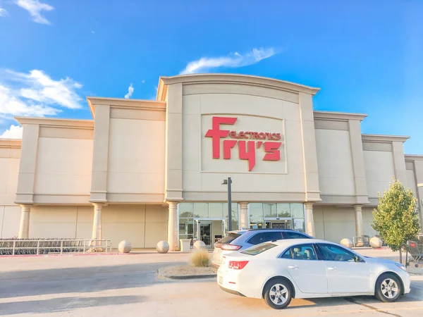 Irving Ago 2018 Entrada Fachada Tienda Minorista Cadena Fry Electronics — Foto de Stock