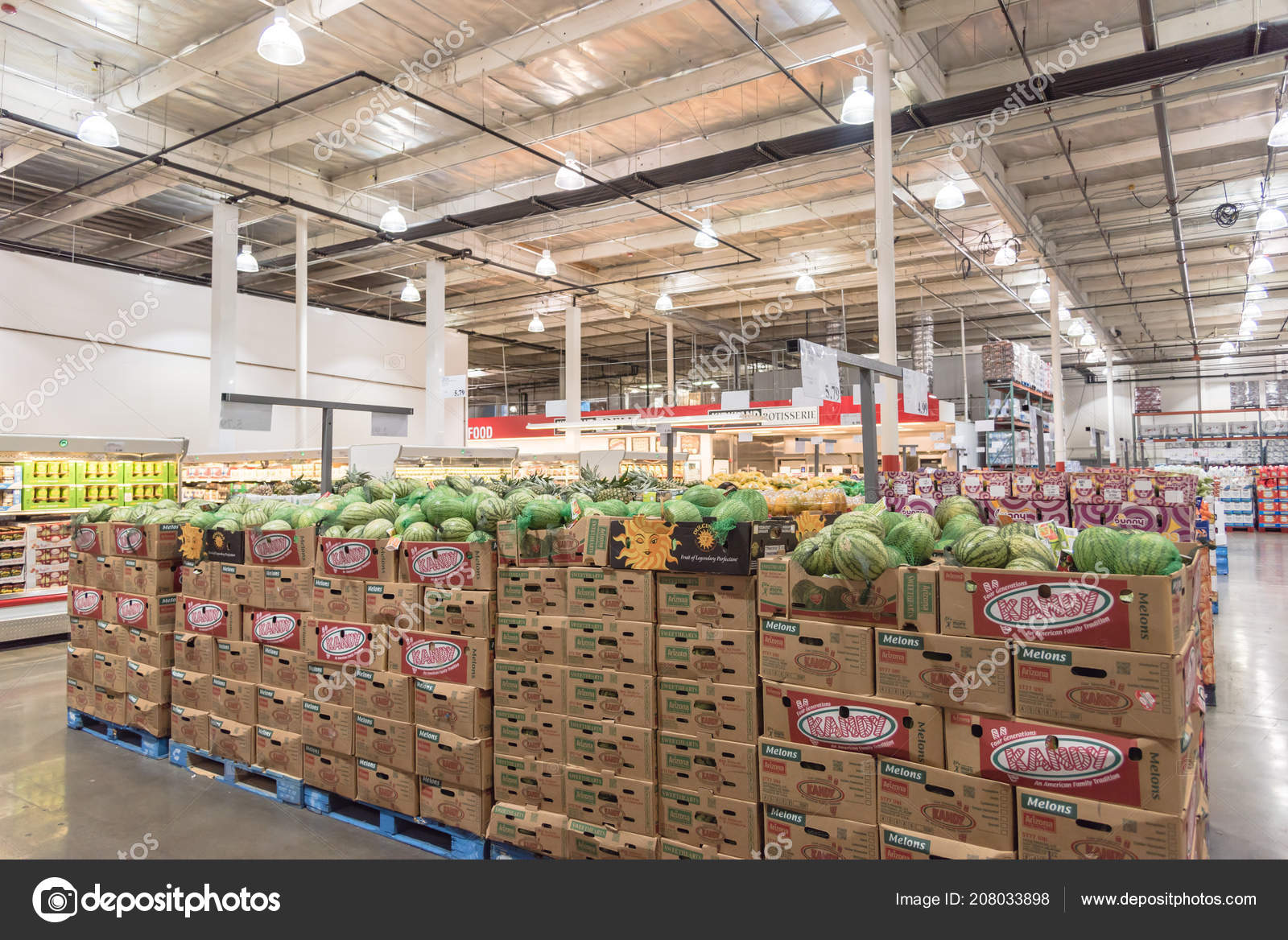Seattle Jul 2015 Fresh Produces Fruits Costco Wholesale Big Boxes