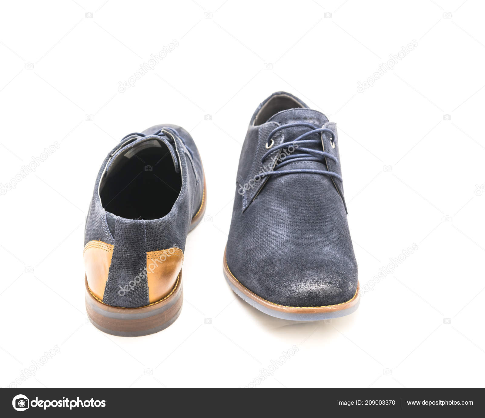 dark blue formal shoes